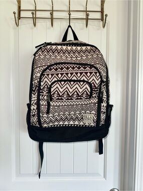 Billabong Black & Cream Geometric Men's Backpack